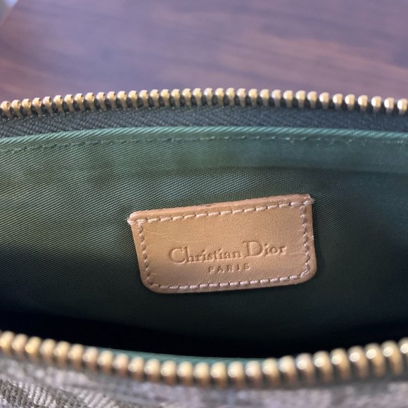Dior Green Oblique Canvas Mini Saddle - Picture 7 of 8